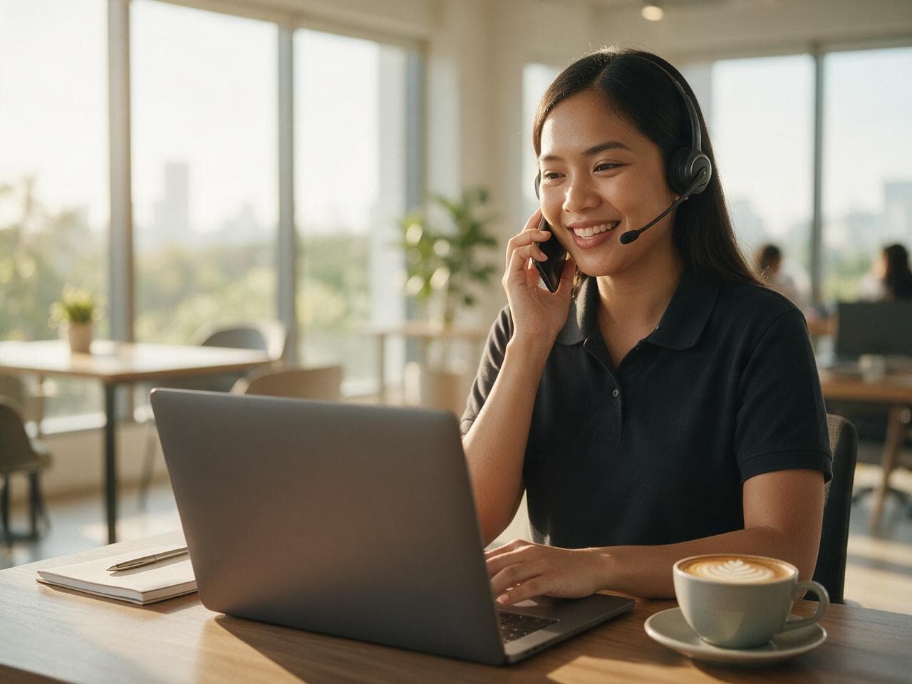 V-Assist Appointment Setter at work