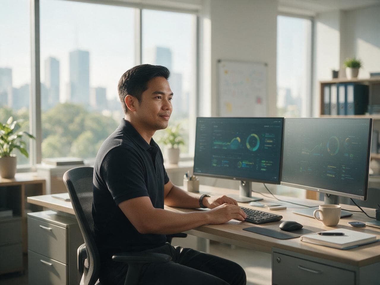 V-Assist Clinic Operations Specialist at work