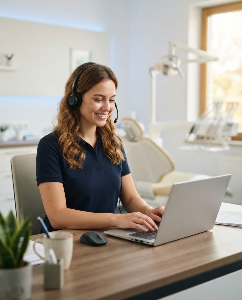 V-Assist operations specialist supporting a cosmetic dentistry practice